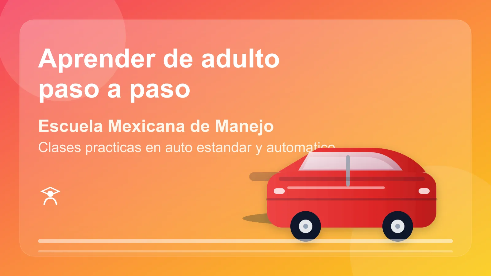 Portada del articulo para aprender a manejar de adulto